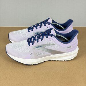 Brooks Launch 9 Athletic Running Shoes Womens 10.5 Lavender Breathable Low Top